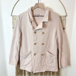 Frank & Eileen Belfast Triple Fleece Pea Coat Light Pink M